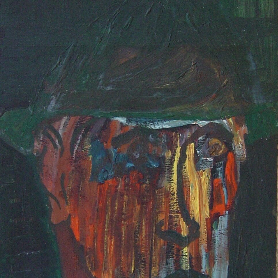 Arnold Daghani - untitled self portrait